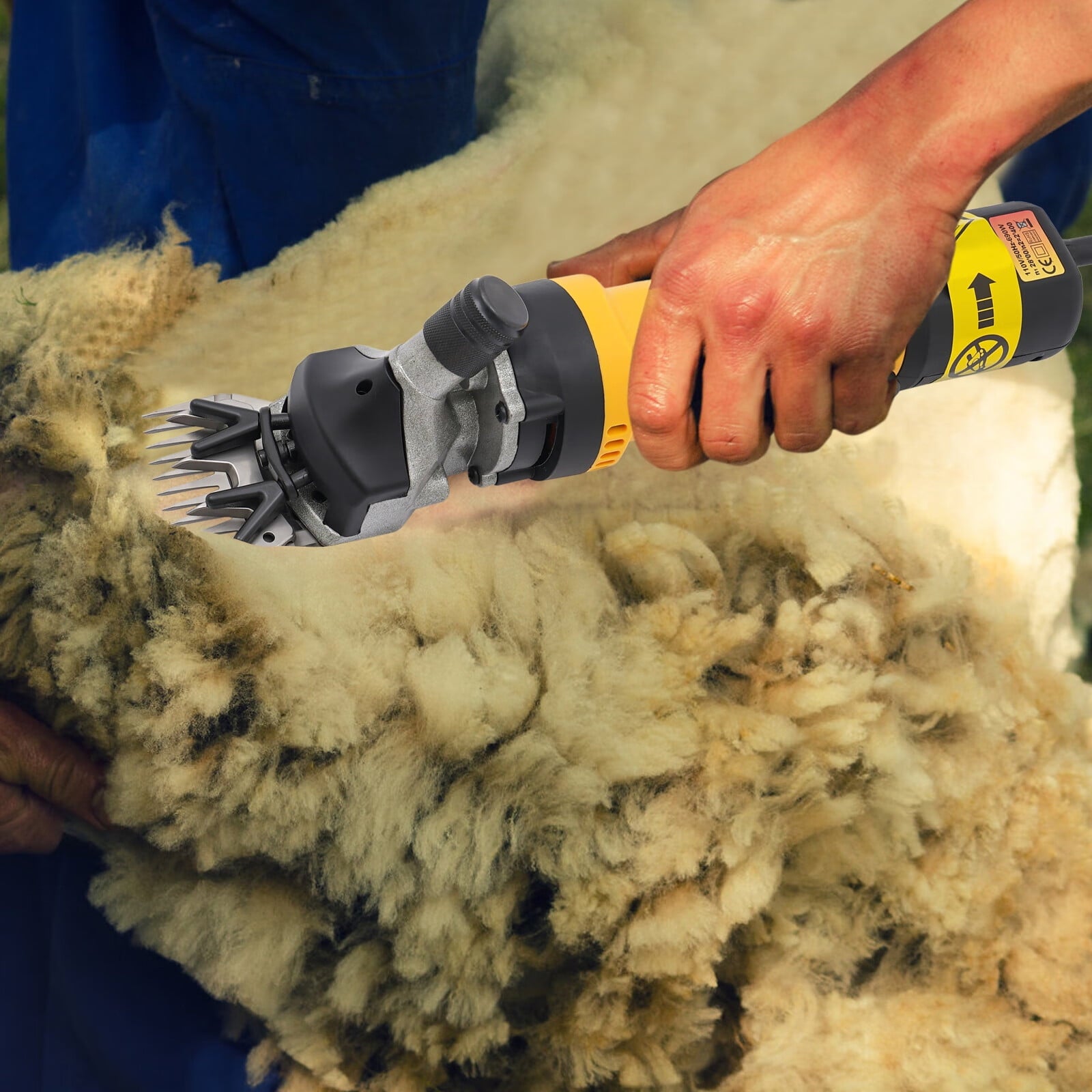 Aiqidi 690W Electric Carpet Trimmer Rug Tufting Carver Kit Clippers Low Noise Carpet Carving Making Cleaning Tool 6 Adjustable Speed with Carrying Case 2800RPM