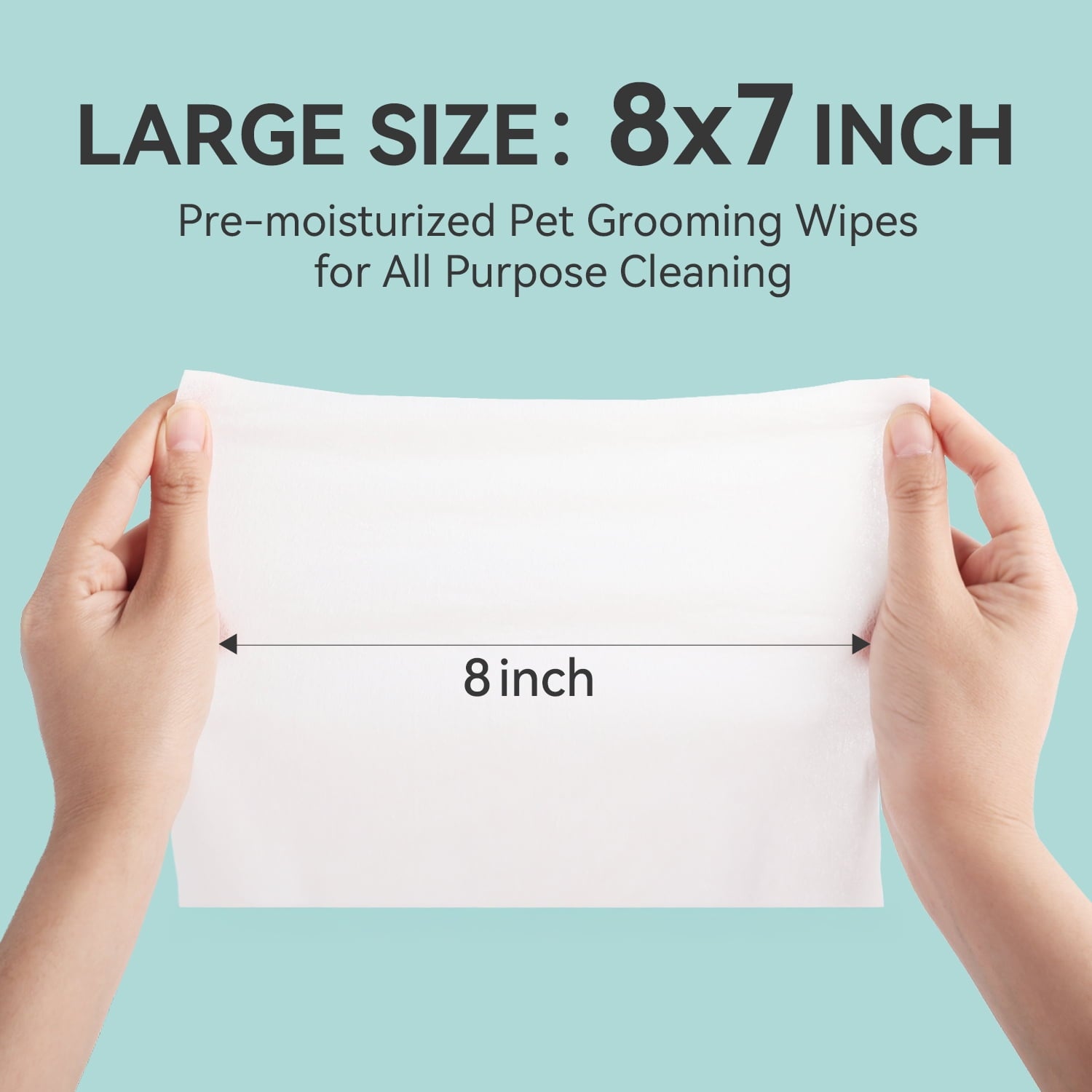 All For Paws Natural Pet Wipes for Dogs & Cats, 4 x 100cts, Coconut Vanilla Scent- Deodorizing Dog Grooming Wipes, Large Cat Cleaning Wipes
