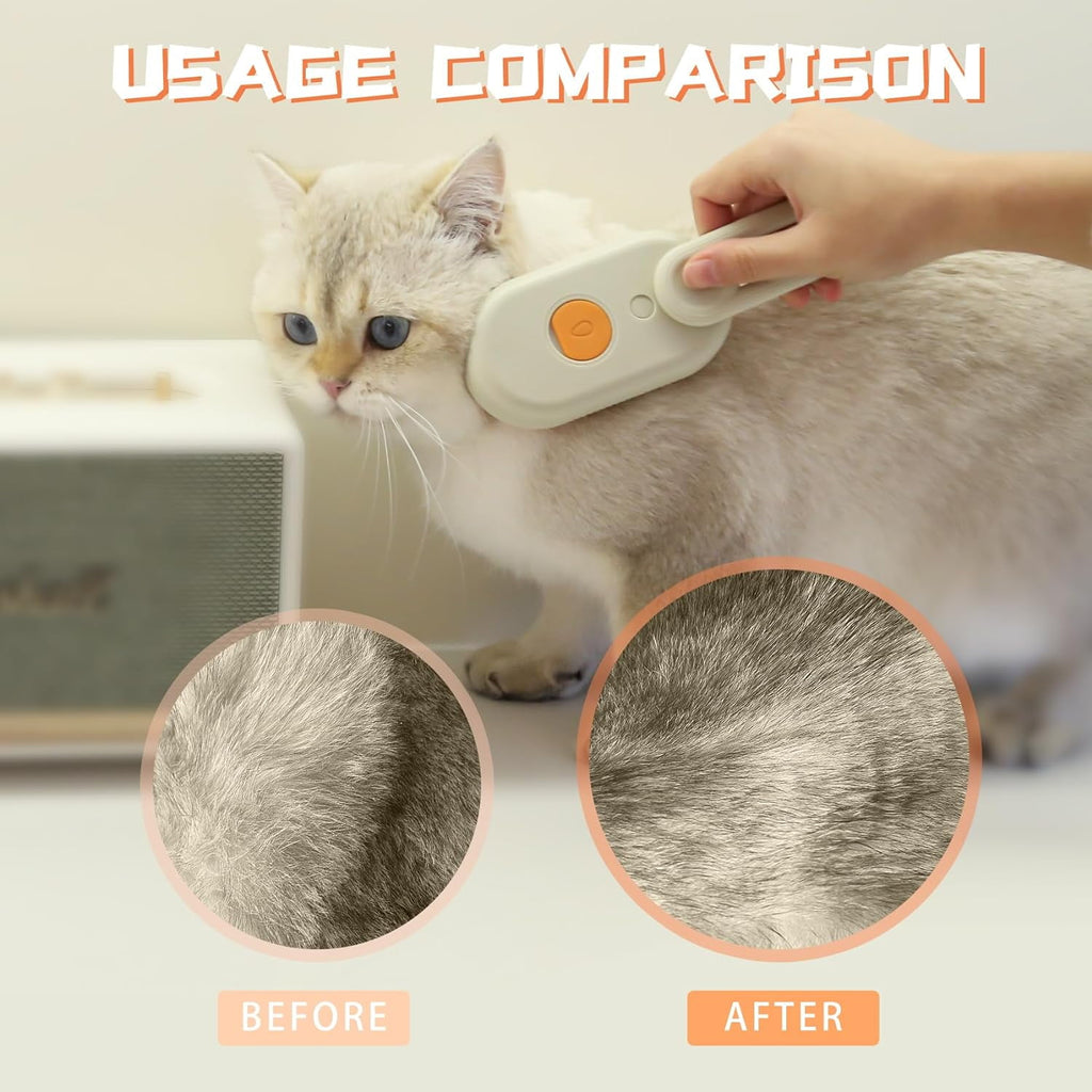 Brigita Pet Comb: Efficient Hair Removal & Soothing Massage for Cats and Dogs