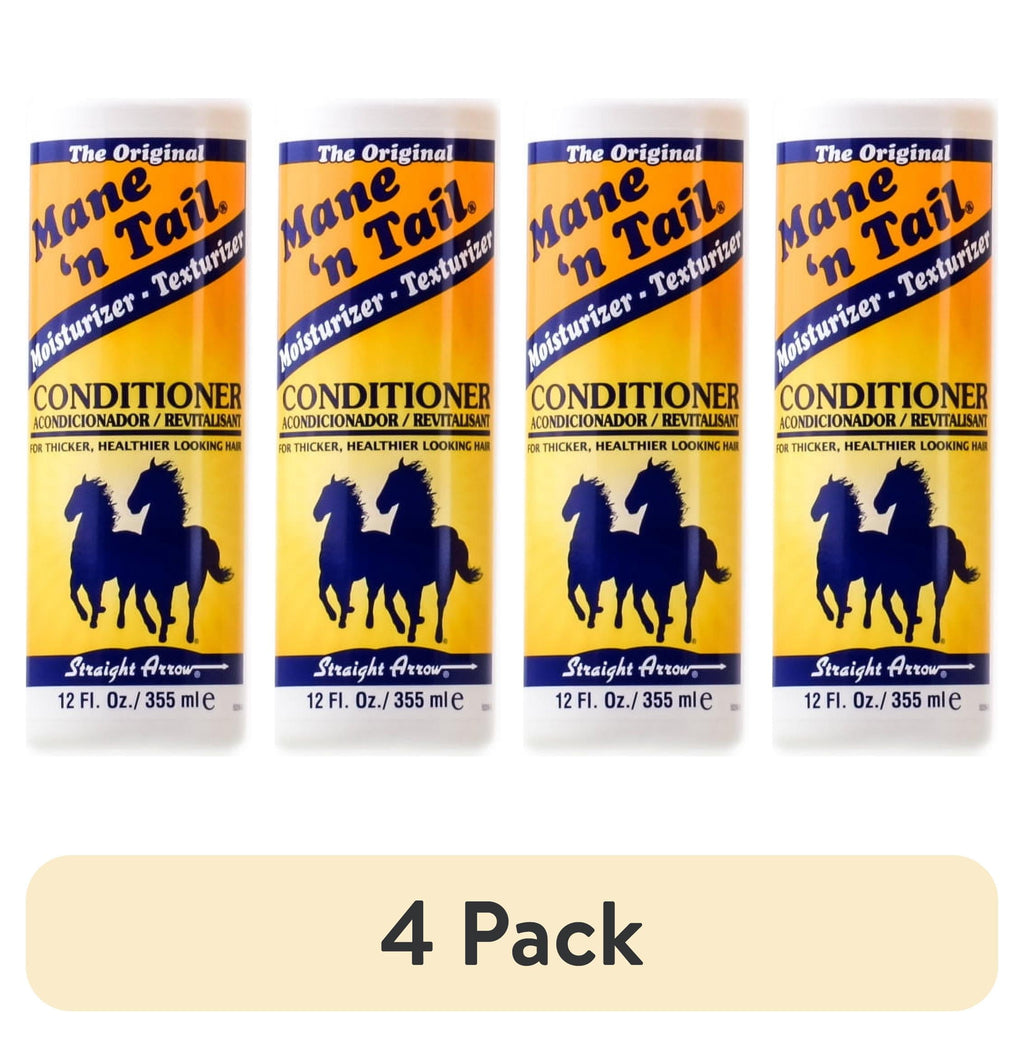 (4 pack) Mane 'n Tail Original Formula Conditioner 12 oz Liquid – Strengthens, Moisturizes & Helps Prevent Breakage for a Healthier, Longer Mane and Tail
