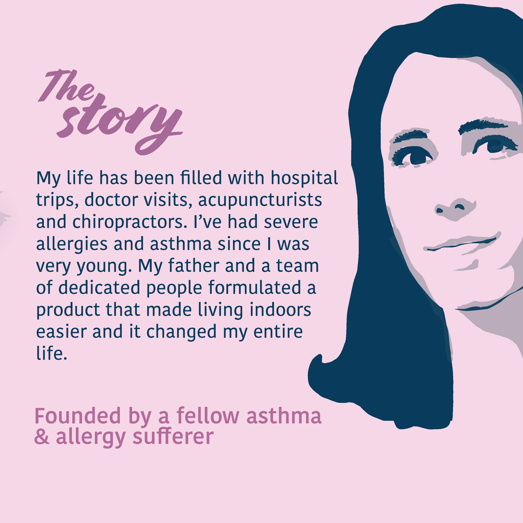 Allergy Asthma Clean Allergen Spray for Home, Dust, and Pet Dander, Unscented, 33.8 oz Bottle