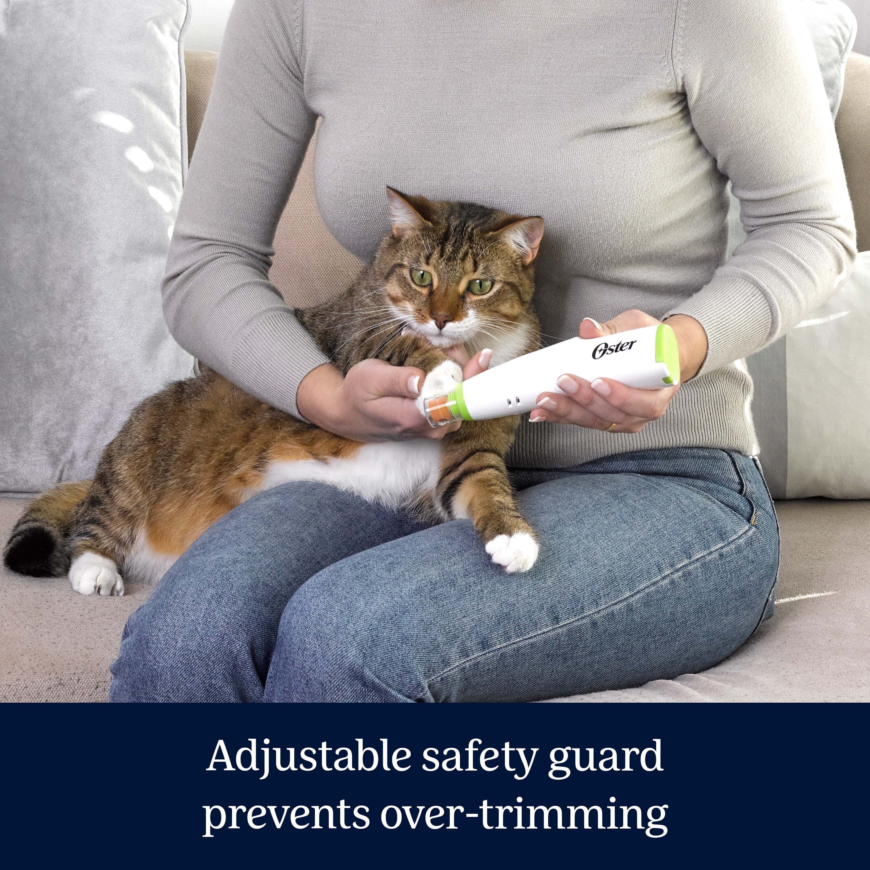 (2 pack) Oster Premium Pet Nail Trimmer and Grinder for Cats & Dogs