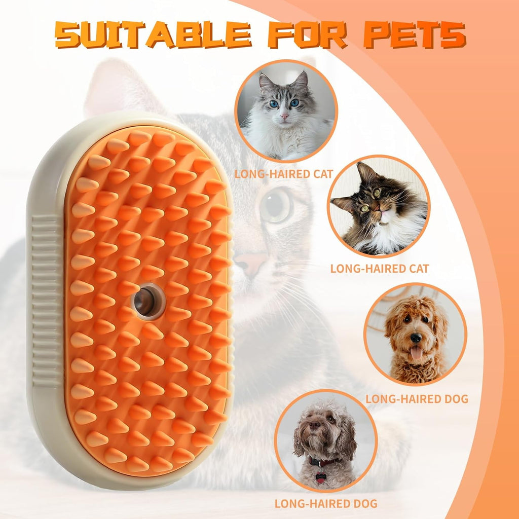 Brigita Pet Comb: Efficient Hair Removal & Soothing Massage for Cats and Dogs
