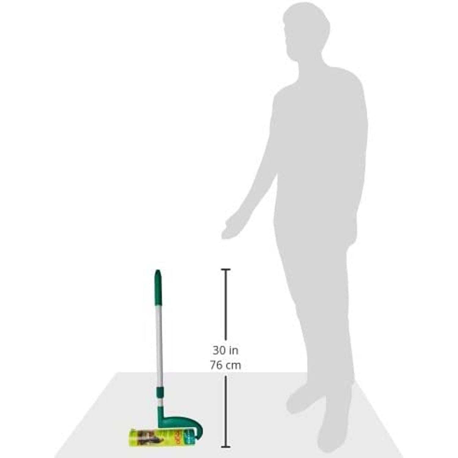 Evercare 617188 Mega Pet Hair Cleaning Floor Lint Roller with 25 Peel Off Sheets