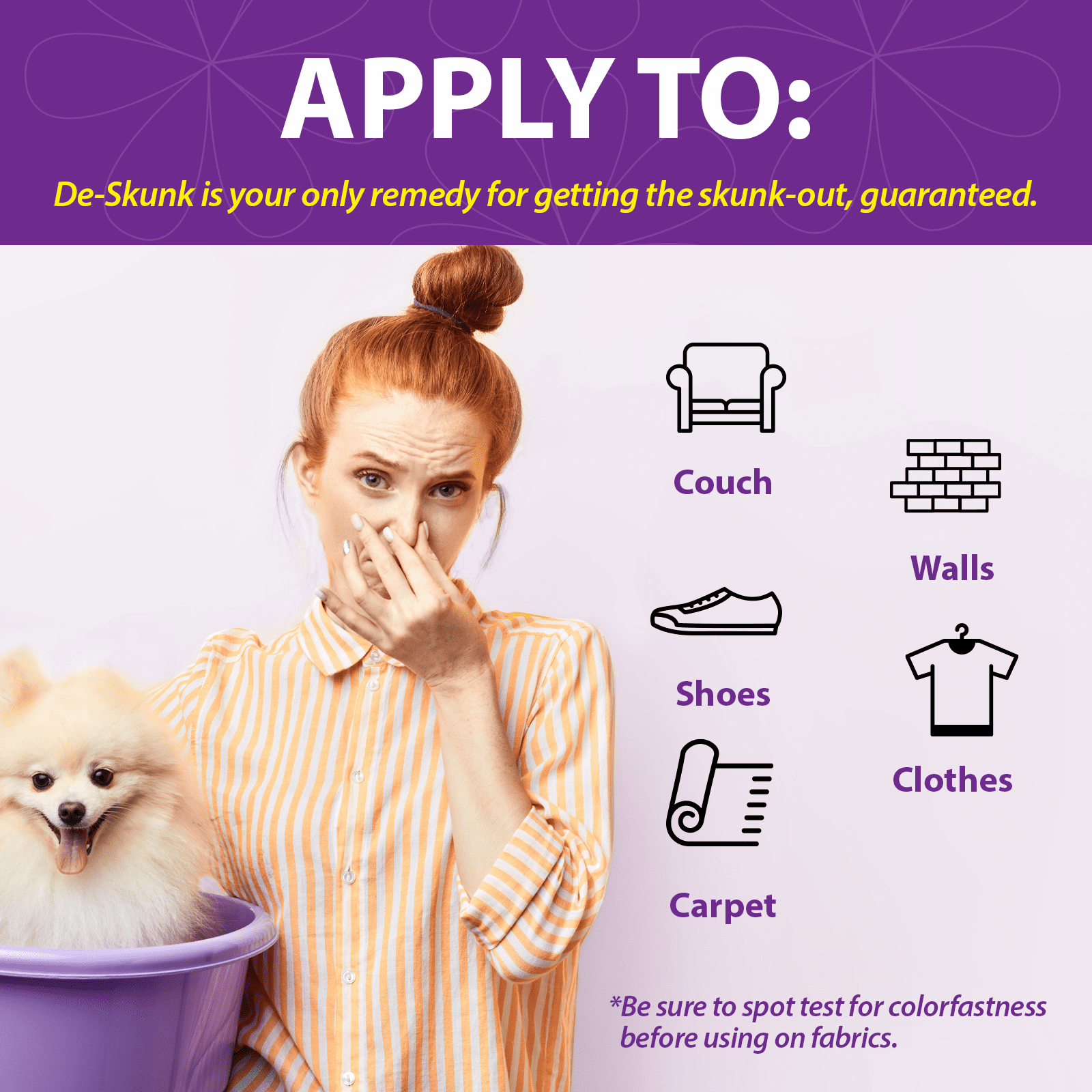 De-Skunk Shampoo, Odor Destroying for Dogs, 32 oz