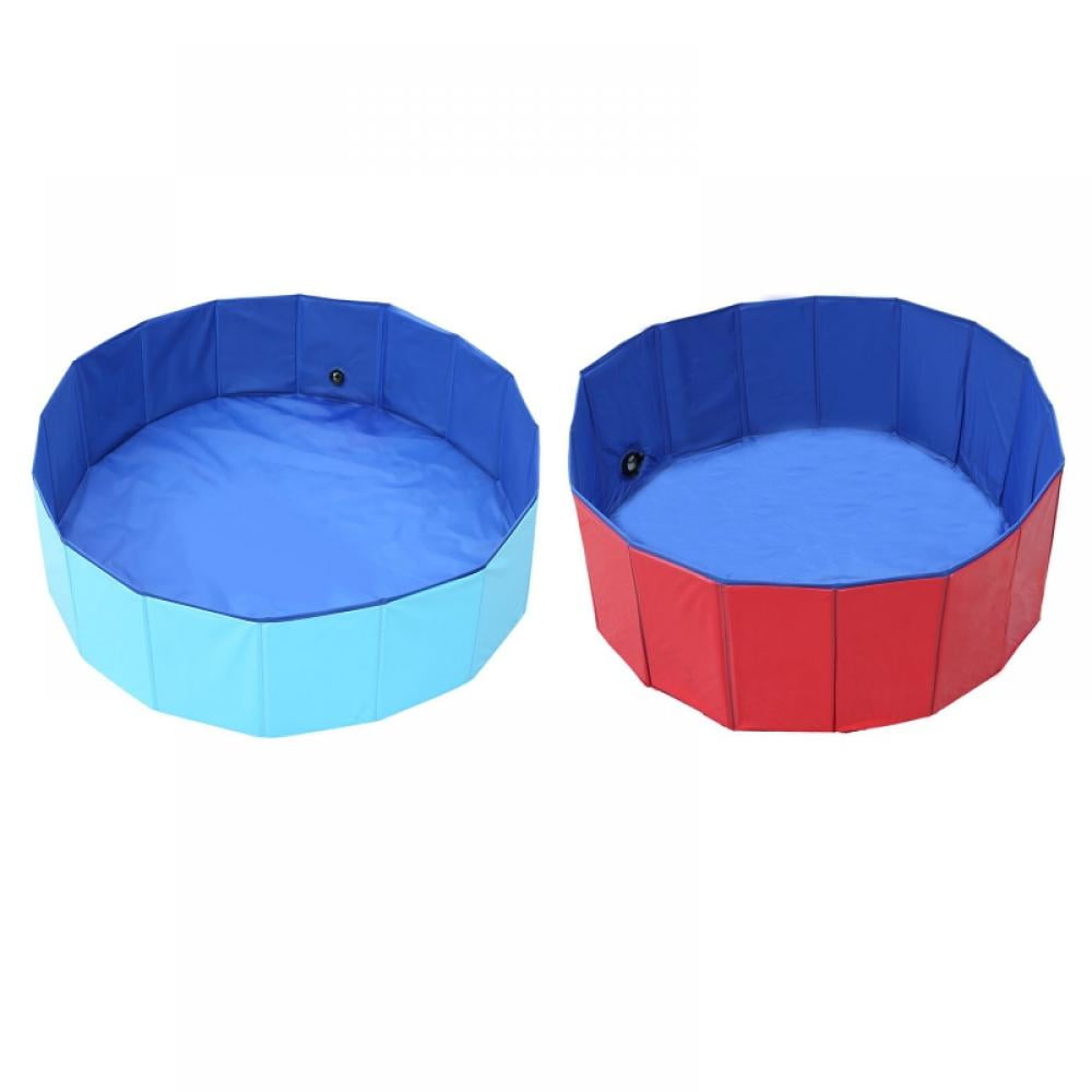 Ardorlove Foldable PVC Swimming Pool, Collapsible Dog Bathing Tub, 30cm/11.81" to 80cm/31.5"