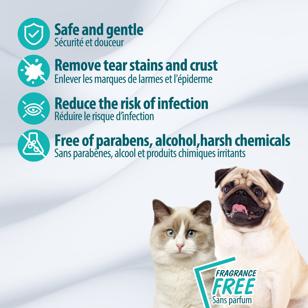 All For Paws Natural Pet Wipes for Dogs & Cats, 4 x 100cts, Coconut Vanilla Scent- Deodorizing Dog Grooming Wipes, Large Cat Cleaning Wipes