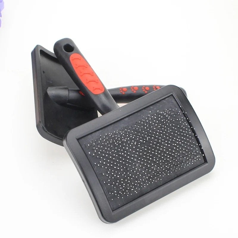 LL Goods Self-Cleaning Slicker Brush for Pets – Removes Mats, Tangles, and Shedding, Perfect for Indoor and Outdoor Use