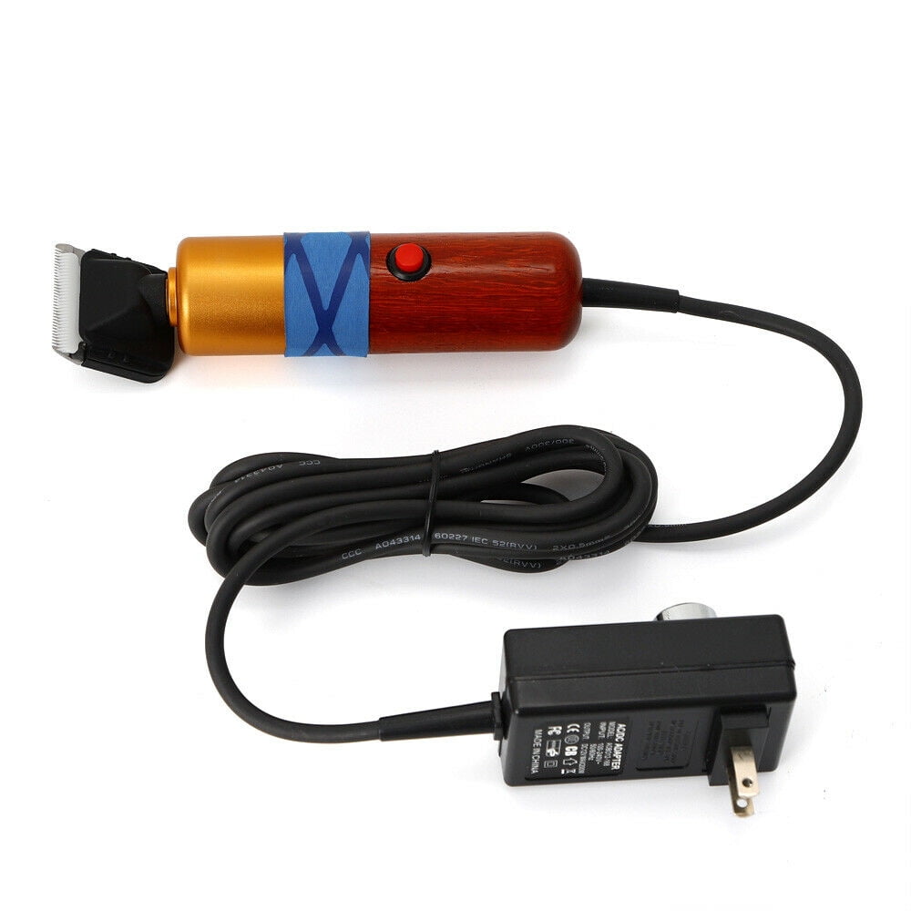 200W Dog Grooming Shears, Electric Groomer Shaver Set with 2 Length Guards and Carry Box for Dogs Cats & Sheep