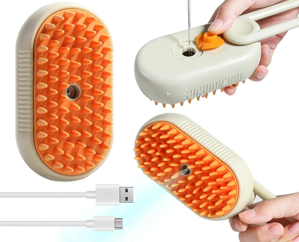 Brigita Pet Comb: Efficient Hair Removal & Soothing Massage for Cats and Dogs