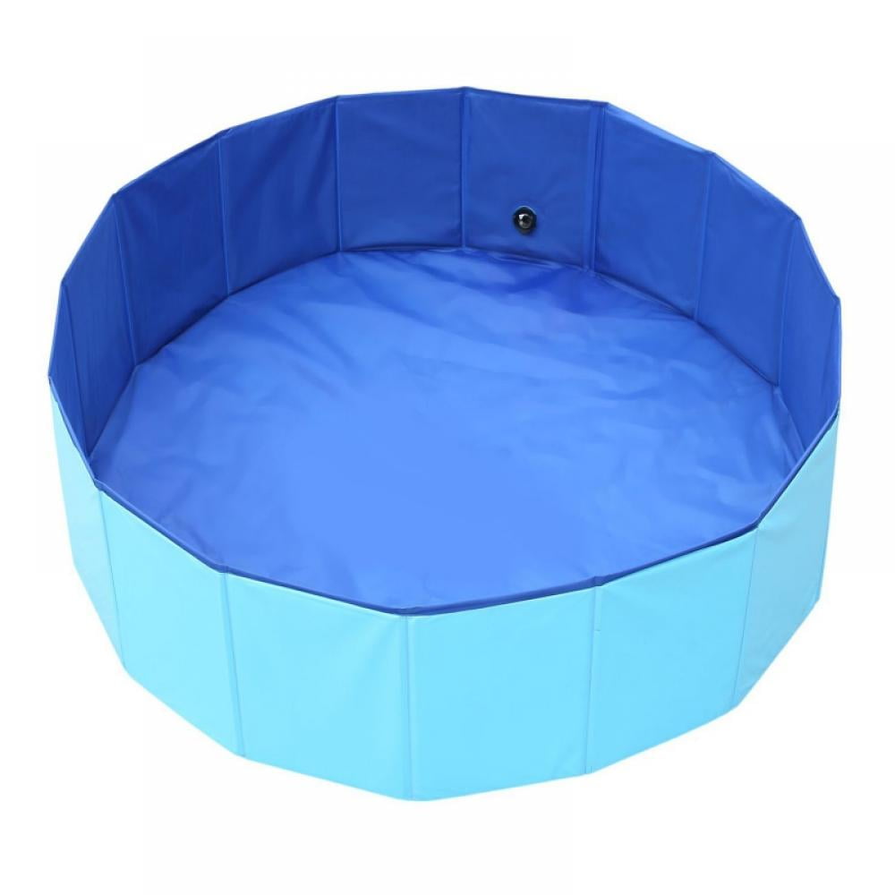 Ardorlove Foldable PVC Swimming Pool, Collapsible Dog Bathing Tub, 30cm/11.81" to 80cm/31.5"