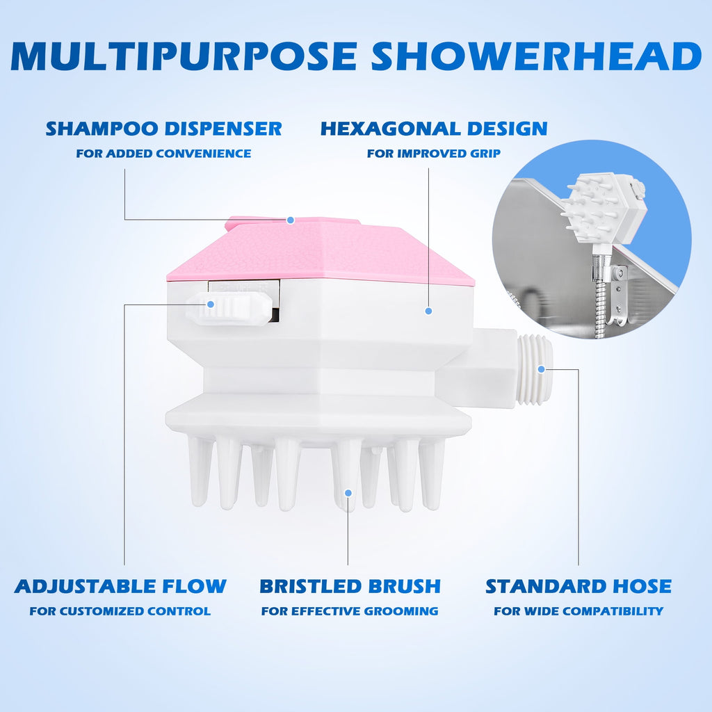 CO-Z Dog Bathing Station 50 Inch Professional Electric Dog Grooming Tub for Large Dog