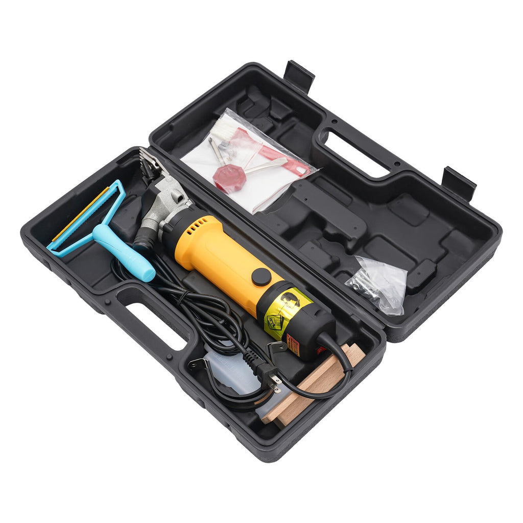 Aiqidi 690W Electric Carpet Trimmer Rug Tufting Carver Kit Clippers Low Noise Carpet Carving Making Cleaning Tool 6 Adjustable Speed with Carrying Case 2800RPM