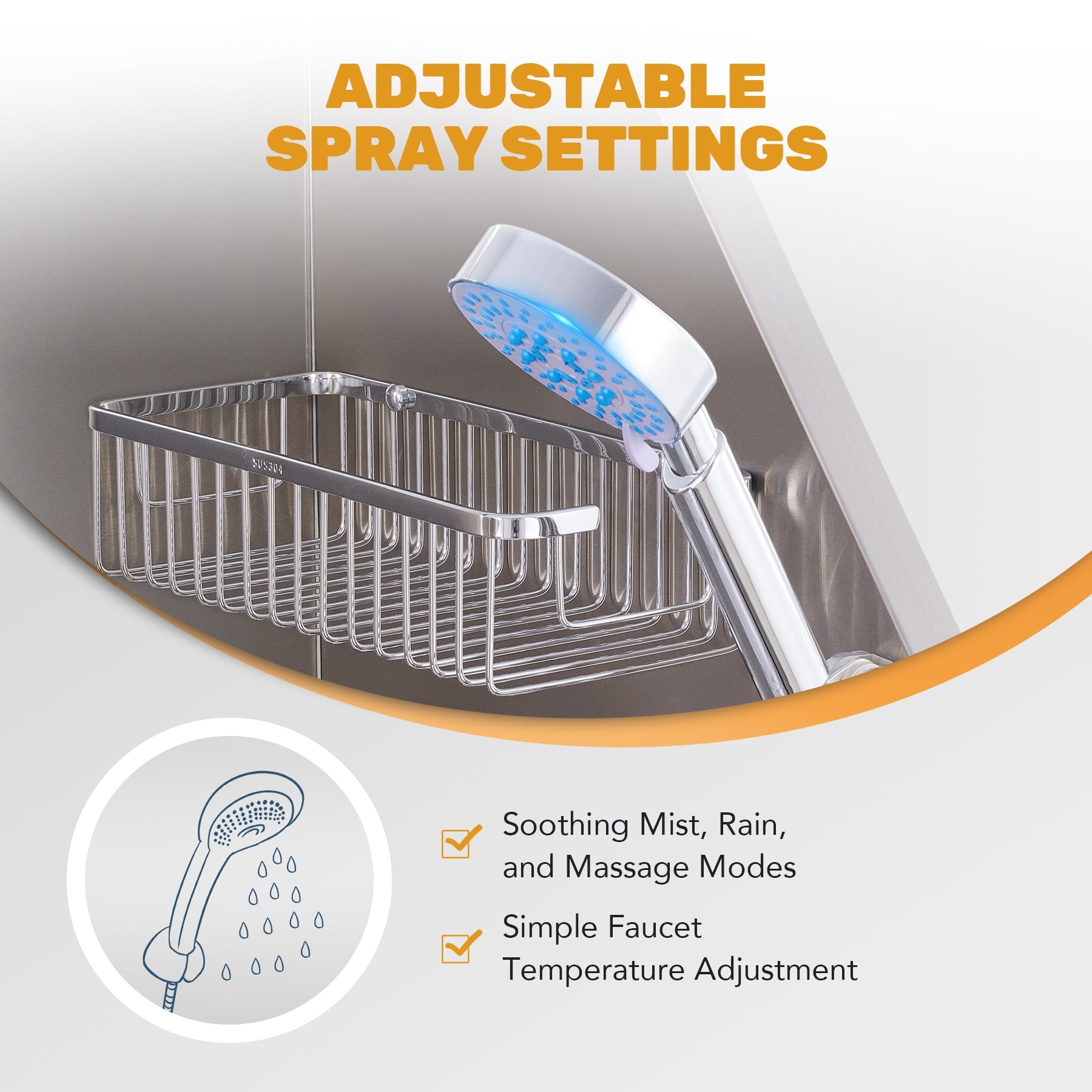 CO-Z 50 Stainless Steel Dog Grooming Bath Tub Kit, Dog Washing Station for Home Pet Store Grooming Salon, Pet Bathing Station Wash Shower