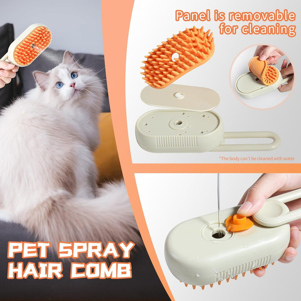 Brigita Pet Comb: Efficient Hair Removal & Soothing Massage for Cats and Dogs