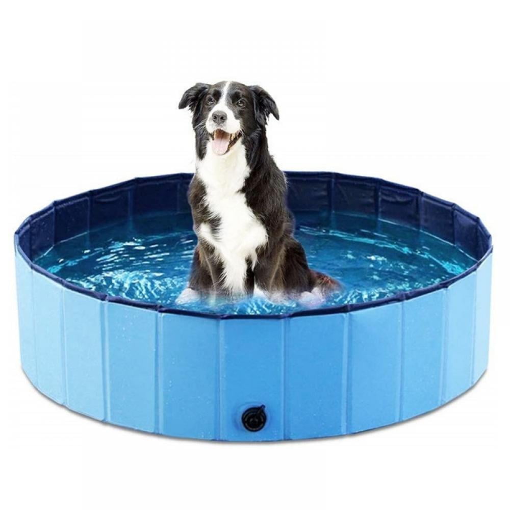 Ardorlove Foldable PVC Swimming Pool, Collapsible Dog Bathing Tub, 30cm/11.81" to 80cm/31.5"